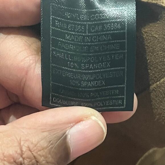 Cupcakes and Cashmere Jacket Womens Medium Vegan Suede Cardigan Waterfall Brown - Picture 8 of 8